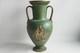 Art Deco Bronze Amphora Vase With Antique Green Patina (77802)