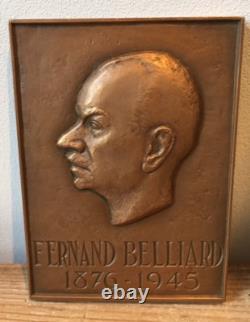 Art Deco Bronze Bas-Relief Plaque by R. Buthaud, circa 1940
