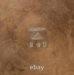 Art Deco Bronze Bowl Just Andersen Antique with Woman Motif. Approx. 1930