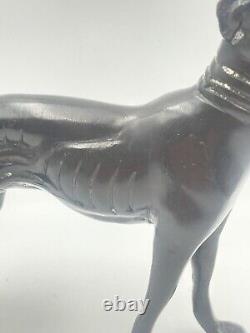 Art Deco Bronze Greyhound