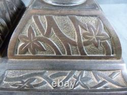 Art Deco Bronze Inkstand by the Arthur Martin Factory in Revin, circa 1920