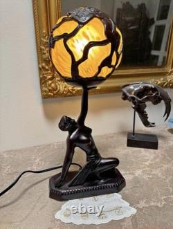 Art Deco Bronze Lamp