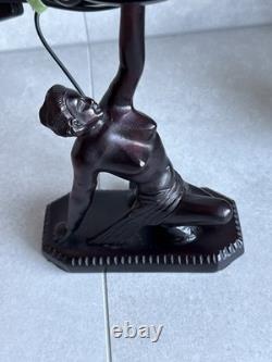 Art Deco Bronze Lamp