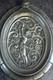 Art Deco Bronze Lamp With Angel And Glass Paste Decor, Muller Ref Ap137