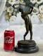 Art Deco Bronze Male Golfer Figurine Sculpture