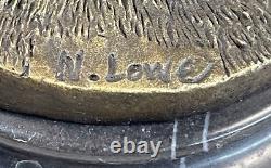 Art Deco Bronze Male Golfer Figurine Sculpture