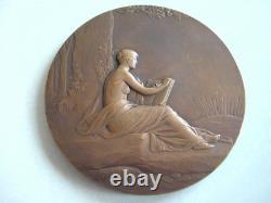 Art Deco Bronze Medal, Association Léopold Bellan, circa 1920, C. Pillet #3