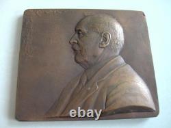 Art Deco Bronze Plaque, Léopold Bellan Association, 1924, Ch. Pillet #5