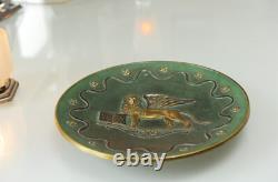 Art Deco Bronze Plate Signed Max Le Verrier Winged Lion of Venice