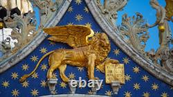 Art Deco Bronze Plate Signed Max Le Verrier Winged Lion of Venice