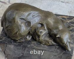 Art Deco Bronze Polar Bear Bookend Figurine