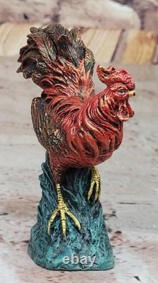 Art Deco Bronze Rooster Statue for a Country Kitchen – Gifts for Sale