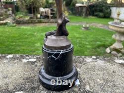 Art Deco Bronze Sculpture Dancer with Drapery