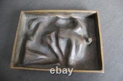 Art Deco Bronze Sculpture Plaque OREADE 1932 DNS