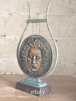 Art Deco Bronze Sculpture by Max Le Verrier: Beethoven
