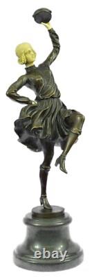 Art Deco Bronze Sculpture of a Gypsy Dancer for Sale