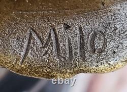 Art Deco Bronze Statue Venus on the Moon by Milo Nude Woman Sculpture Figurine Sale