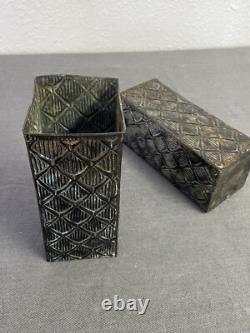 Art Deco Bronze Vase Pair Design