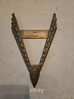 Art Deco Bronze Wall Sconce Mount