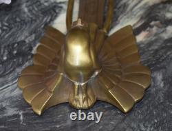 Art Deco Bronze Wall Sconce by Charles Ranc Paradise Bird