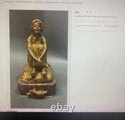 Art Deco Bronze Young Dutch Peasant Nude 1920/1930