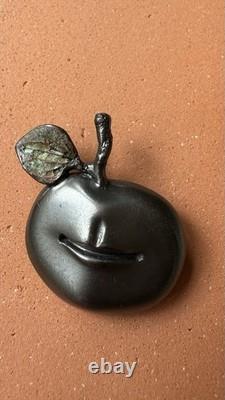 Art Deco Brooch Apple Mouth, Claude Lalanne, 1999