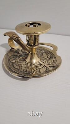 Art Deco Candle Holder Protected Bronze from Vienna