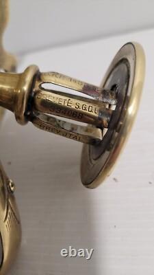 Art Deco Candle Holder Protected Bronze from Vienna