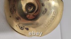 Art Deco Candle Holder Protected Bronze from Vienna