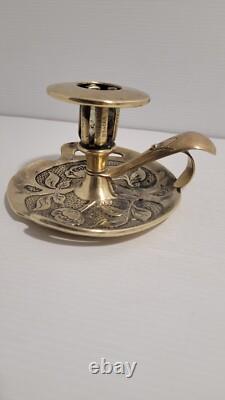 Art Deco Candle Holder Protected Bronze from Vienna