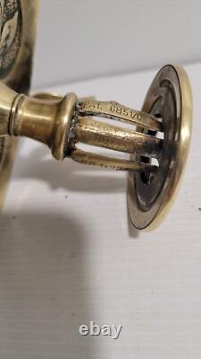 Art Deco Candle Holder Protected Bronze from Vienna