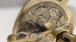 Art Deco Candle Holder Protected Bronze from Vienna