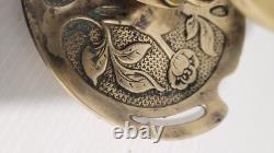 Art Deco Candle Holder Protected Bronze from Vienna