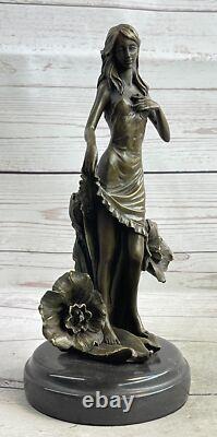Art Deco Classical Roman Greek Warrior Bronze Sculpture Ornamental Accent Patina Gift