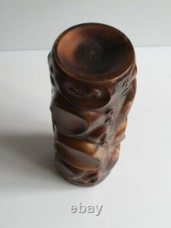 Art Deco Copper Electroplated Identifier on Reverse Painted Glass, circa 1900