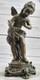 Art Deco Decorative Bronze Sculpture Statue Of A Young Fairy 9