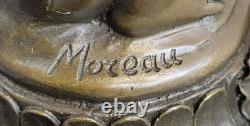Art Deco Decorative Bronze Sculpture Statue of a Young Fairy 9