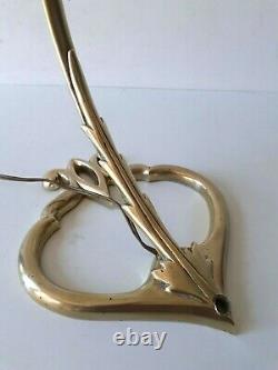 Art Deco Lamp Bronze Foot Cur-shaped Circa 1920-30