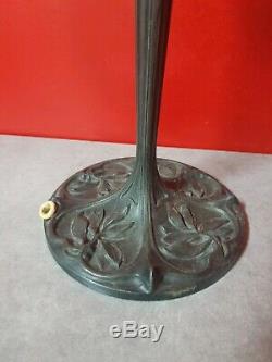 Art Deco Lamp Foot Regulates For Molten Glass Tulip Schneider Daum Lamp