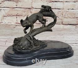 Art Deco Museum-Quality Classic Fauna Animal Bronze Fox