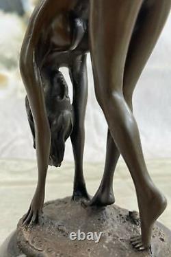 Art Deco Nude Sexy Erotic Woman Bronze Statue Figurine Sale