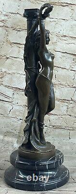 Art Deco Original Nude Captive Woman Bronze Sculpture Statue Figure