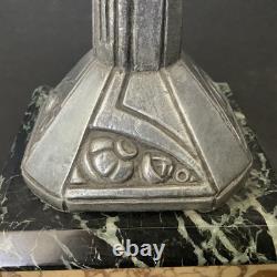 Art Deco Pair of Caskets France Marble Bronze Decorative Pocket Tray 20's