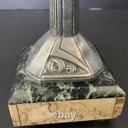 Art Deco Pair of Caskets France Marble Bronze Decorative Pocket Tray 20's