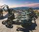 Art Deco Roman Chariot In Green-patinated Bronze, Rare Workshop Prototype (1920&ndash;1940)