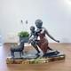Art Deco Sculpture By Cipriani: Woman, Child, And Sheep, Authentic 1925