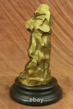 Art Deco Sexy Tentatrice Museum Quality Bronze Font Sculpture Figure