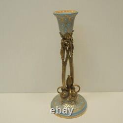 Art Deco Style Art Nouveau Porcelain Candleholder