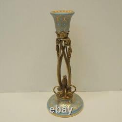 Art Deco Style Art Nouveau Porcelain Candleholder