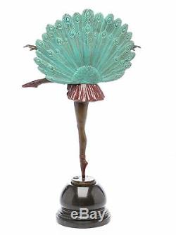 Art Deco Style Ballerina Statuette Bronze 56 CM